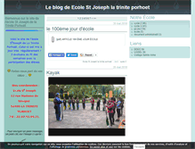 Tablet Screenshot of ecole-stjo-la-trinite-porhoet.fr